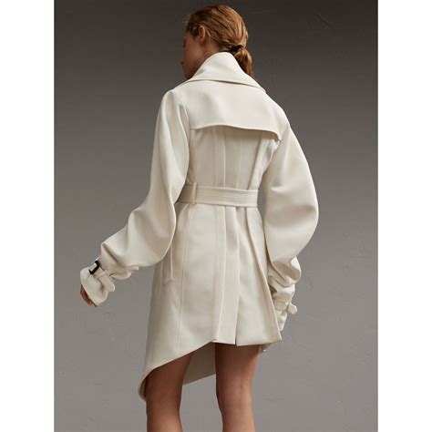 burberry white coat celebrities